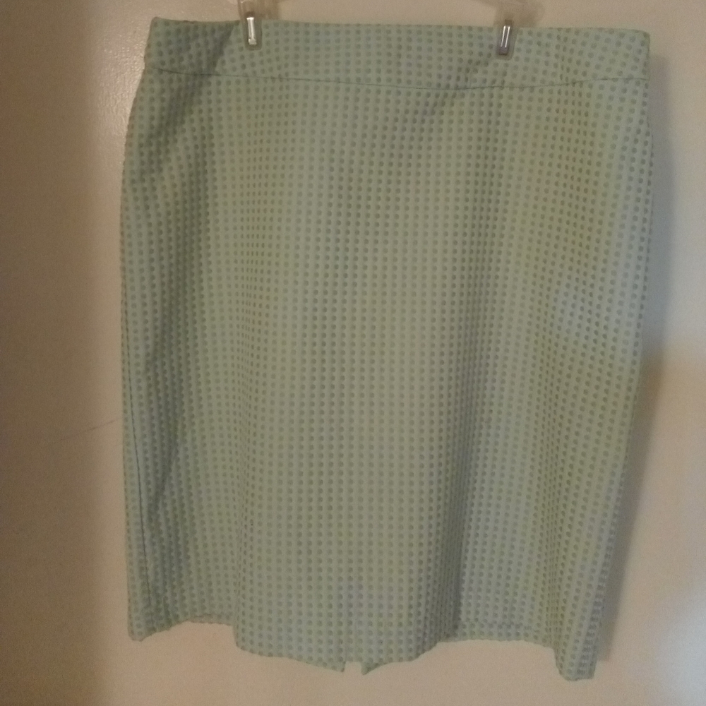 Mint and grey skirt